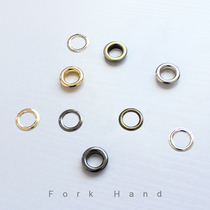  Fork manual DIY Longxiang oblique back transformation air eye 1cm inner diameter luggage hardware accessories buttonhole hollow rivet