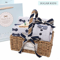 Pure cotton preliminary newborn baby gift box clothes suit autumn and winter full moon supplies 0-3 men and women meet the big gift package