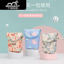 Baby diaper storage bag out portable baby diaper bag diaper bottle milk powder diaper bag