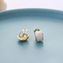 Mosquito Coil Dish Ear Clip Without Earholes Silica Gel Painless Retro Temperament Fawins Small Crowdsourced Superior Ear Ring Earrings Woman