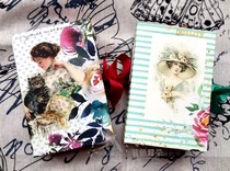 Double Eleven Ears Original-Mini Handmade Flower Box Two Choice Inside with Four Paper Flowers 2cm-5cm