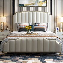 Nordic light luxury soft bag headboard modern princess simple American tatami single buy a bedside backrest board custom