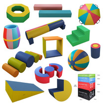 Childrens soft climbing and sliding combination Early education center hall Indoor large toys Stairs steps Sensory system Soft package sofa