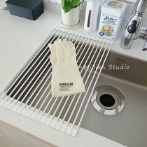 Rice room canteen kitchen anti-cut gloves kitchen thickened nitrile rubber cut-proof stab-proof housework washing dishes cleaning