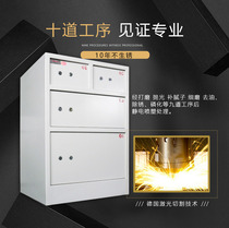 Factory direct US UL certification double key main desk safe Four-door guest safe 2 keys