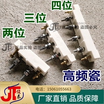 2-bit 3-bit 4-bit terminal ceramic wiring wiring porcelain seat insulation high temperature resistant 304 stainless steel high frequency porcelain