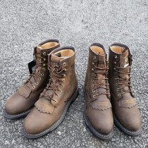 New high-end outdoor waterproof cowhide boots work shoes tough guy boots engineer boots autumn and winter motorcycle boots