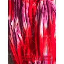 Color card five red pink color extended and thickened special dyeing wire mesh multi-color silk mesh stocking flower material