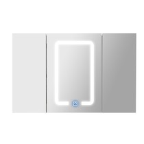 Stainless Steel Bathroom Intelligent Mirror Cabinet Hanging Wall Type Demisting Mirror Toilet Storage Bluetooth Music Multifunction Special