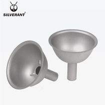 Silver Ant pure titanium funnel Household mini small caliber portable odorless wine funnel Liquid dispensing jug accessories