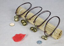 Japanese and Korean version of simple hand-made coffee rope this year anklet female Moren line Bell personality student foot ring evil evil