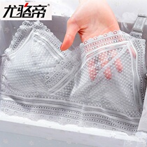 Underwear womens ultra-thin non-sponge breathable big chest display small no steel ring adjustment type collocation milk comfortable gathering Wen bra