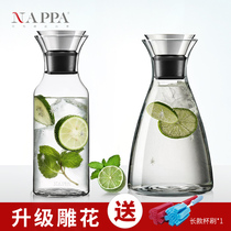 NAPPA cold kettle set heat-resistant high temperature transparent glass Danish SOLO large-capacity water cup household cold kettle