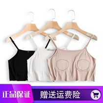 Home Underwear Anti-Bump Harnesses Women With Chest Pads Integrated Without Bondage Sleep Inner Hitch Bottom Modale Small Vests