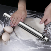 304 stainless steel rolling pin Household rolling pin artifact Rolling pin Roller type non-stick rolling pin Rolling pin surface hammer