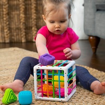 American Fat brain baby puzzle Rubiks Cube Sile shape cognition baby baby 1 year old toy one year old early education