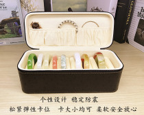 Jade bracelet box high-grade flannel convenient jewelry box bracelet storage box jade pendant necklace European bracelet box Jade