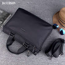 New mens bag Yokofumi Business Leisure handbag nylon Oxford cloth Cloth Bag single shoulder inclined satchel briefcase briefcase