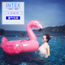 INTEX Adult Children Water Inflatable Riding Flamingo Unicorn Riding Floating Floating Floating Bed Toys