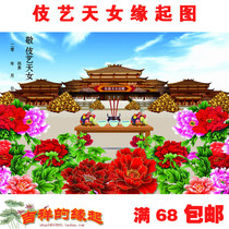 With love the origin of the heavenly girl the lotus pond the fire the Goma the blessing the improvement of popularity the increase of wealth and the marriage