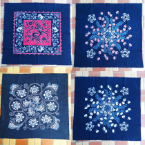 Guizhou Miao characteristic hand-made batik painting home hotel decoration wall painting tablecloth Yunnan batik tablecloth