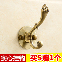 Free Punch Powerful Viscose Clothes Hanger Door Rear Wall-mounted Wall Hanger Toilet Towel Bearing Wall Wall Sticking Hook