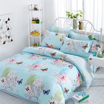 Cotton quilt cover Single piece 100%cotton quilt cover 5x7x7 single piece double 200x230 student dormitory 1 5m quilt