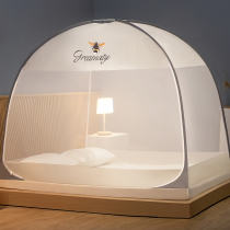 New Mongolia Packs Mosquito Nets Home-Free Bedrooms Double Doors Encrypted Mosquito Nets Anti-Fall Children Ledger Foldable