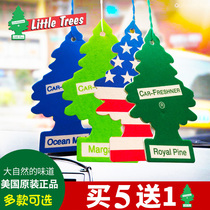 American Little Tree Car Fragrant Tablets Creative Car Perfume Pendant Car Aroma Hanging Decoration Aromatherapy