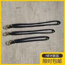 Imported new black professional competition traction rope flat nylon P chain training rope factory direct gold hair