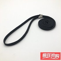 Black pure cotton new traction rope clip buckle control P chain training dog dog chain side shepherd Kirky big small and medium dog training