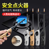 Electronic ignition firearm lighter lengthening handle kitchen special gas gas cookroom durable inflatable
