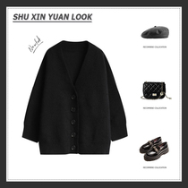 chic early autumn coat lazy 2021 New Korean gentle style sweater womens coat explosive knitted cardigan winter
