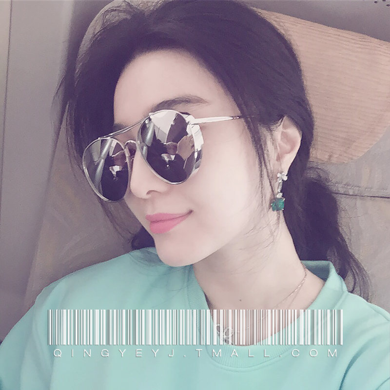 Ultra-light pure titanium sunglasses womens fashion 2021 personality glasses fashion trendy GM sunglasses round face star the same model