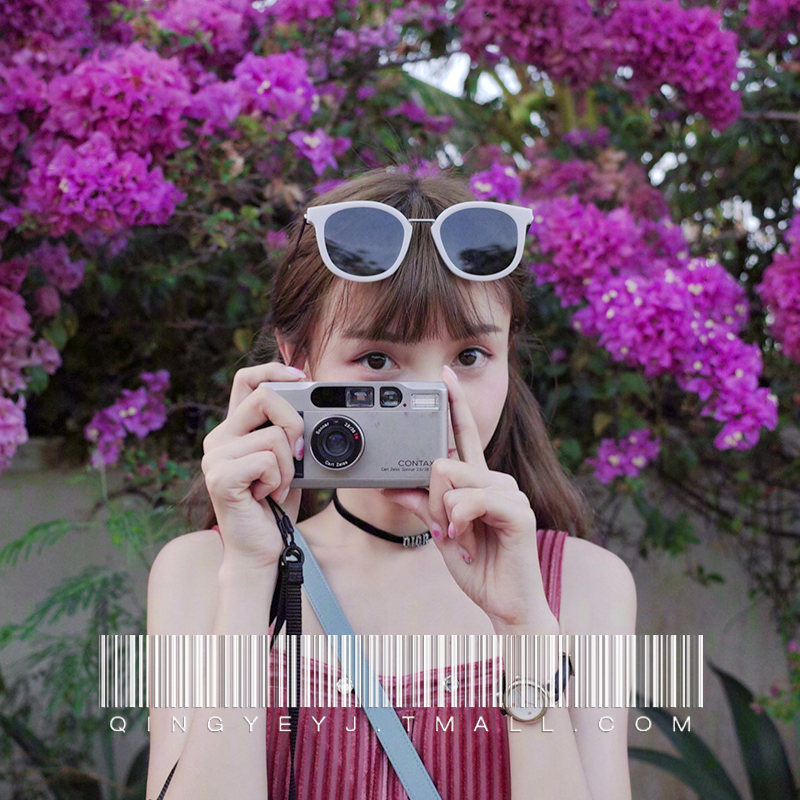 Net Honglin small house with white frame sunglasses woman face thin girl ins Street shot anti-ultraviolet sunglasses