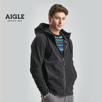  AIGLE AIGLE BERG F9 autumn and winter mens breathable and warm full-pull fleece casual and lightweight