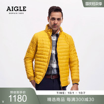 AIGLE AIGLE FJORDIE Mens Anti-splashing Light Cotton Coat Comfortable Warm Casual Fashion Jacket
