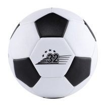 Factory custom football standard football No 5 childrens football classic black and white block PU outdoor game wear-resistant wholesale