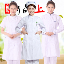 White coat doctors clothing male and female doctors clothing long sleeve winter self-cultivation pharmacy nurses clothing laboratory clothing