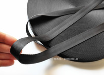 Webbing factory Direct set to make black 25mm wide seat belt webbing insurance with abrasion resistant binding belt nylon rope