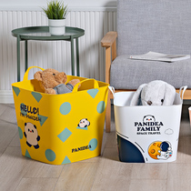 Childrens toys storage barrel kindergarten Doll Doll storage basket put dirty clothes laundry basket basket Net Red