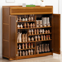 Shoe cabinet home large capacity storage shoe shelf entrance hall non-solid wood multi-layer ultra-thin space