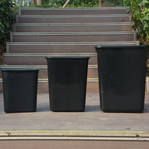 Plastic flower bucket rectangular large flower shop flower bucket wake flower bucket flower arrangement storage storage storage can be packed garbage is not afraid of falling