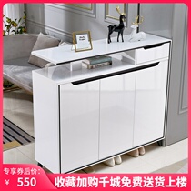  Door double-sided shoe cabinet Household simple modern foyer cabinet entrance living room entrance partition cabinet large-capacity locker