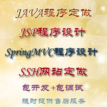 JSP program software customization development Custom JSP website J2EE software development SSH website development