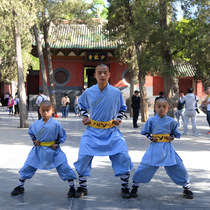 Shaolin martial arts costume Shaolin martial arts practice costume cotton Buddhist performance costume costume