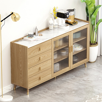 Light luxury sideboard rack integrated wall Nordic tea cabinet modern simple household wine cabinet cupboard lockers