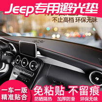 2021 New Jeep is suitable for free light guide freelance commander car dashboard light-proof pad