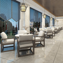 New Chinese Dining Table Modern Minima Small Family Dining Table And Chairs Combine Neoclassical Full Solid Wood Round One Table Four Chairs