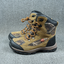 Winter Thinsulate-40 degrees cold-proof warm childrens mountaineering shoes Tong Tong waterproof camouflage hunting boots